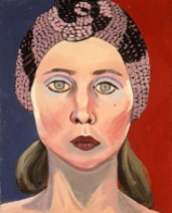 Joan Brown, Self-Portrait in Knit Hat, 1972
